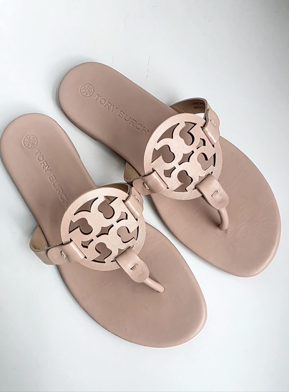 Tory Burch Miller Soft Sandals in Light Makeup 7.5
